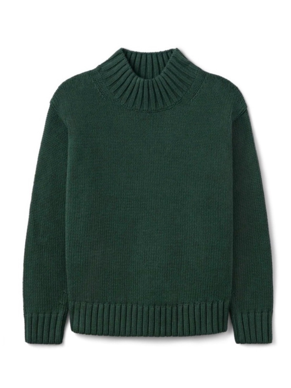 Cabi Duo Pullover #4983 Hunter Green Turtleneck Sweater Size M (Top Only)